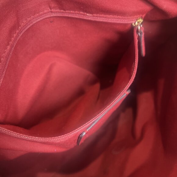 Coach (2021) Kacey Satchel Red Apple Crossbody Handbag - Picture 13 of 16